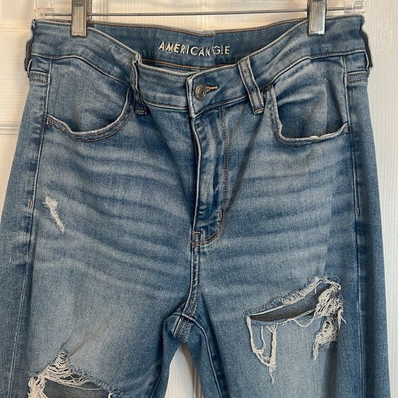 American Eagle Distressed Hi-Rise Jegging 12 - Picture 2 of 5